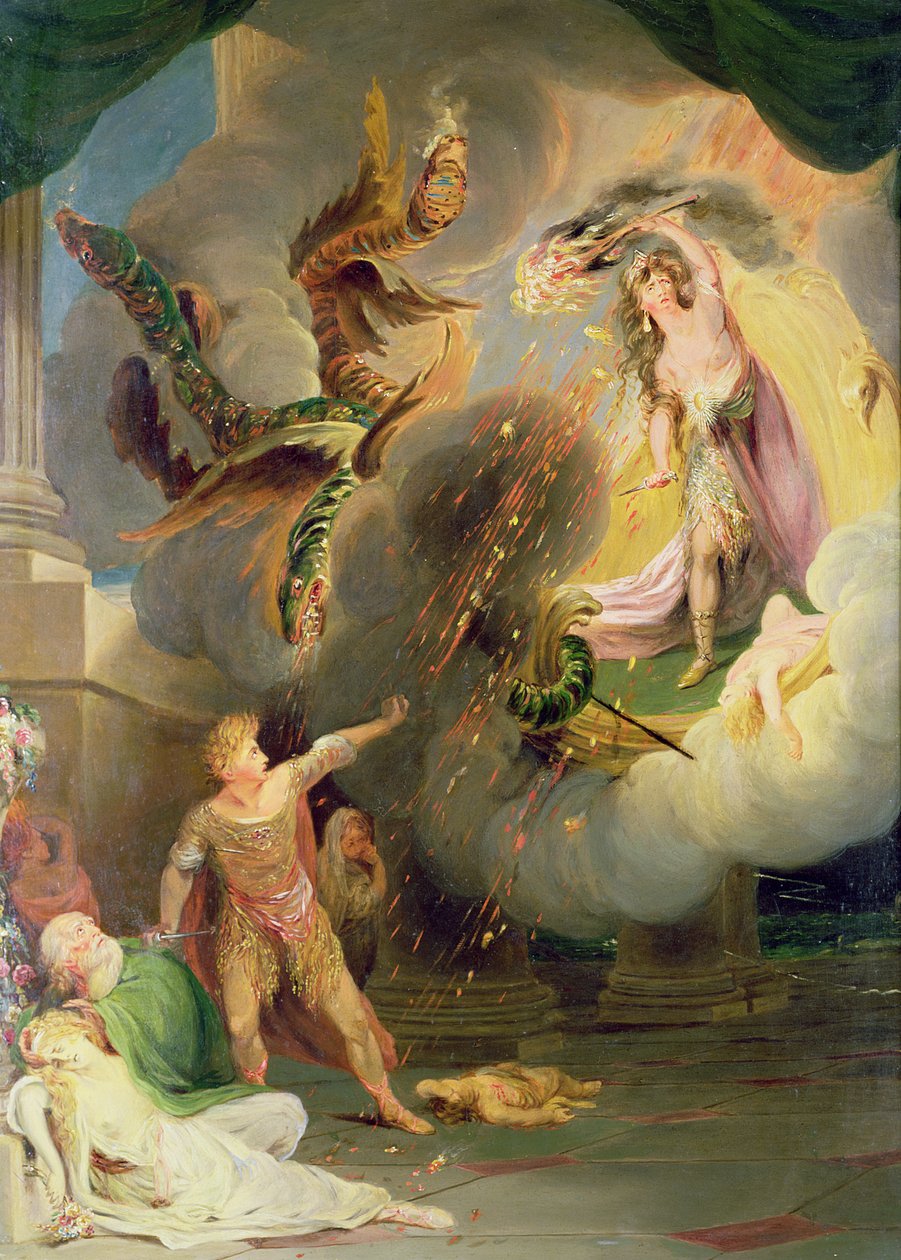 Jason y Medea de John Downman
