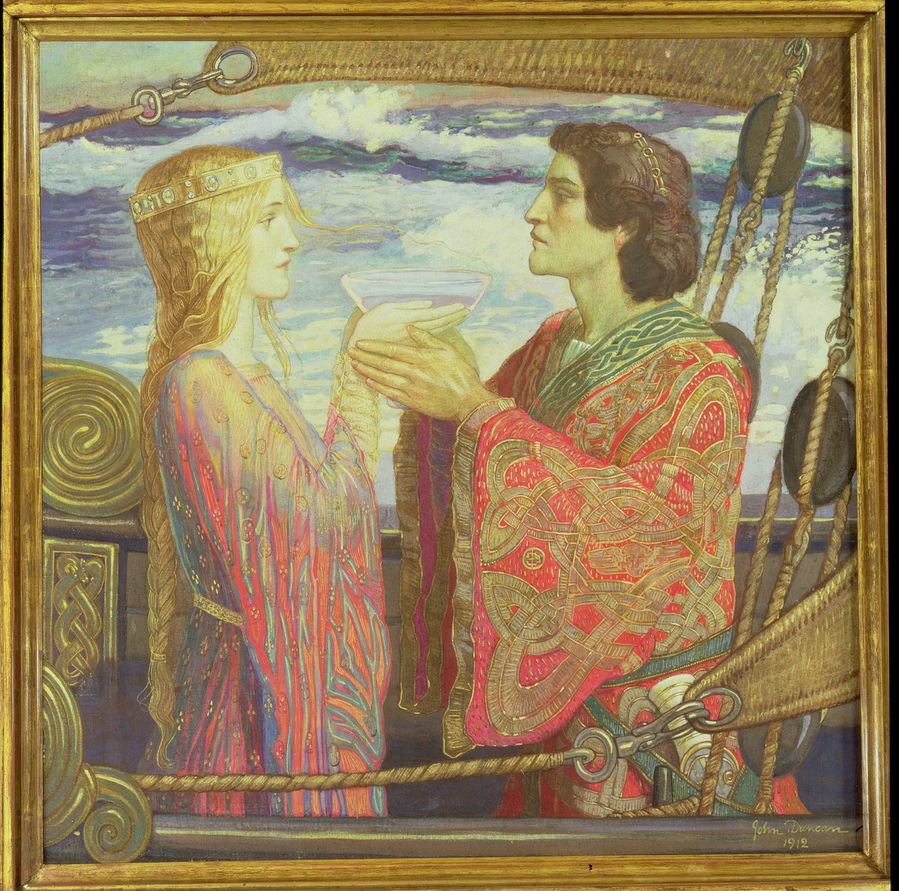 Tristán e Isolda, 1912 de John Duncan