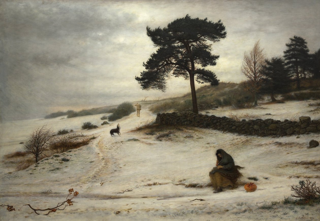 Sopla, sopla, viento de invierno de John Everett Millais