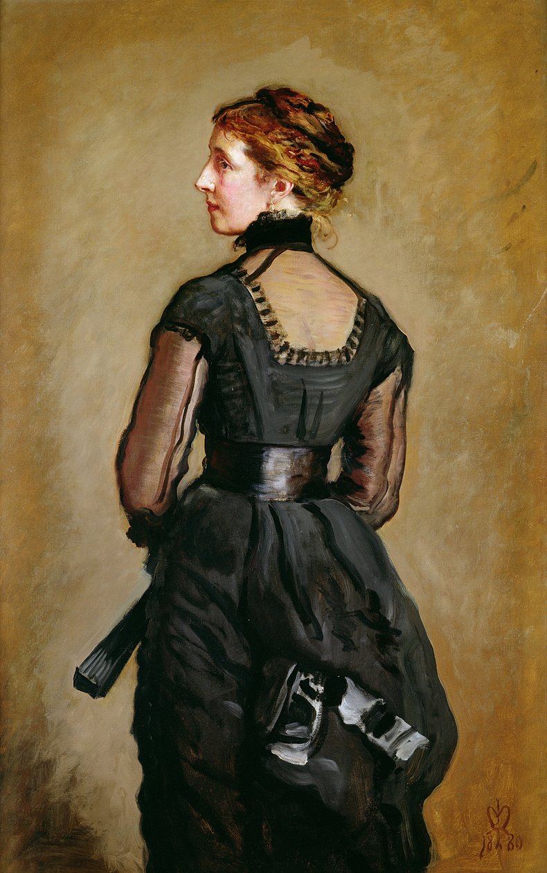 Sra. Perugini, segunda hija de Charles Dickens, 1880 de John Everett Millais