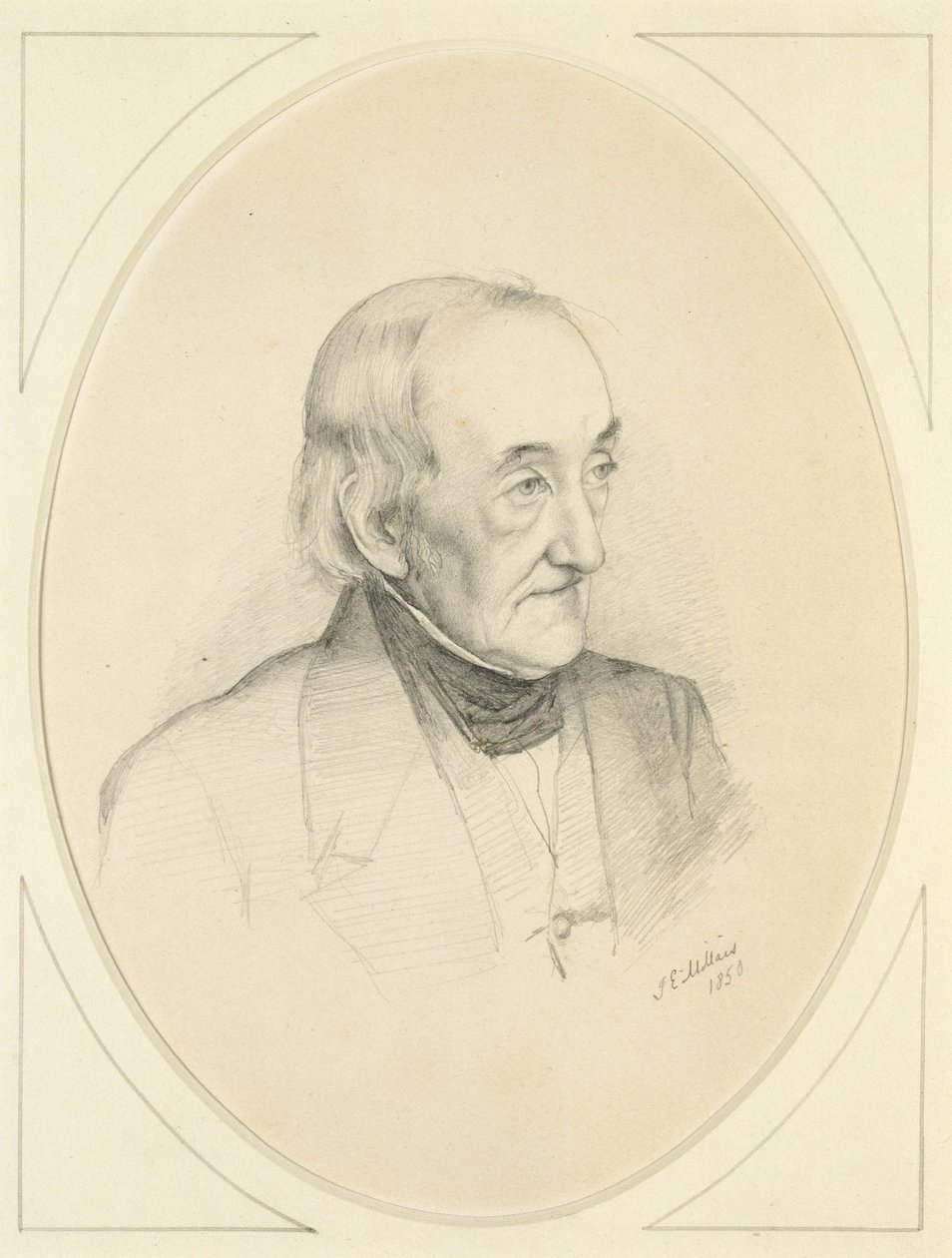 Retrato de William Bennett, 1850 de John Everett Millais