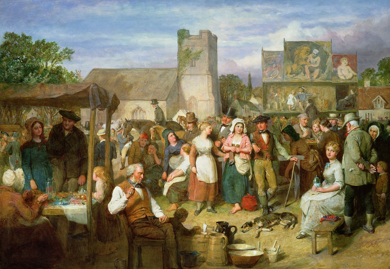 La feria del estatuto, exp.1871 de John Faed