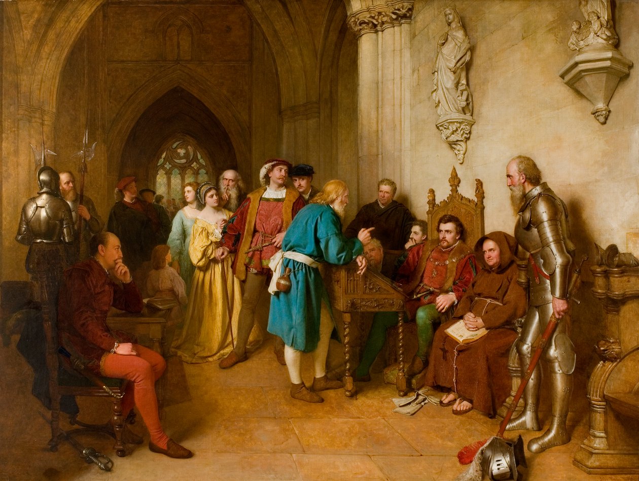 La Advertencia antes de Flodden, 1874 de John Faed