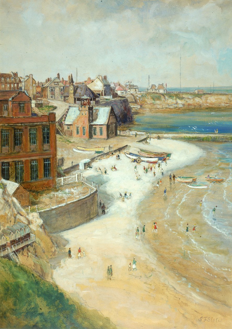 Cullercoats, Northumberland, 1910 de John Falconar Slater