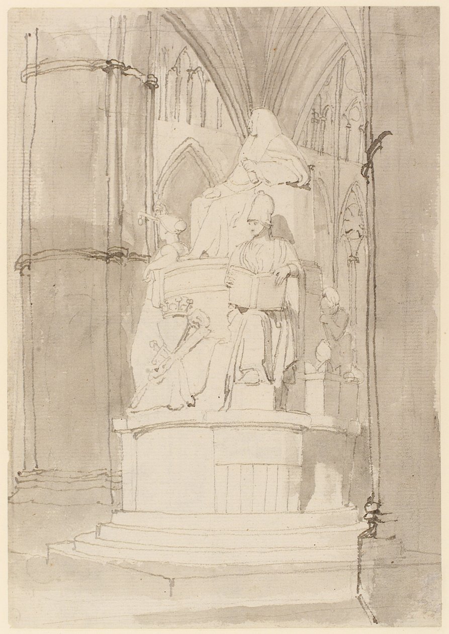 Diseño para el monumento de Lord Mansfield, Abadía de Westminster de John Flaxman