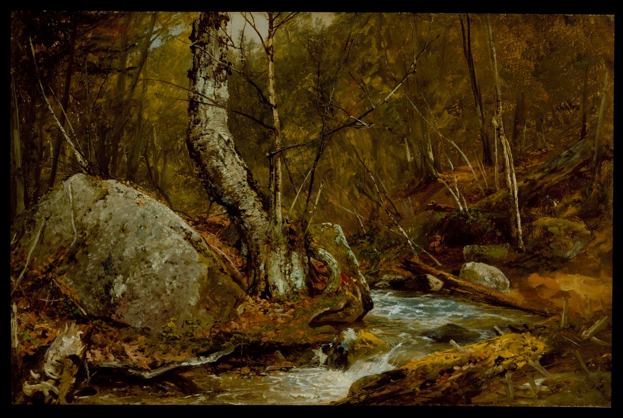 Interior del bosque de John Frederick Kensett