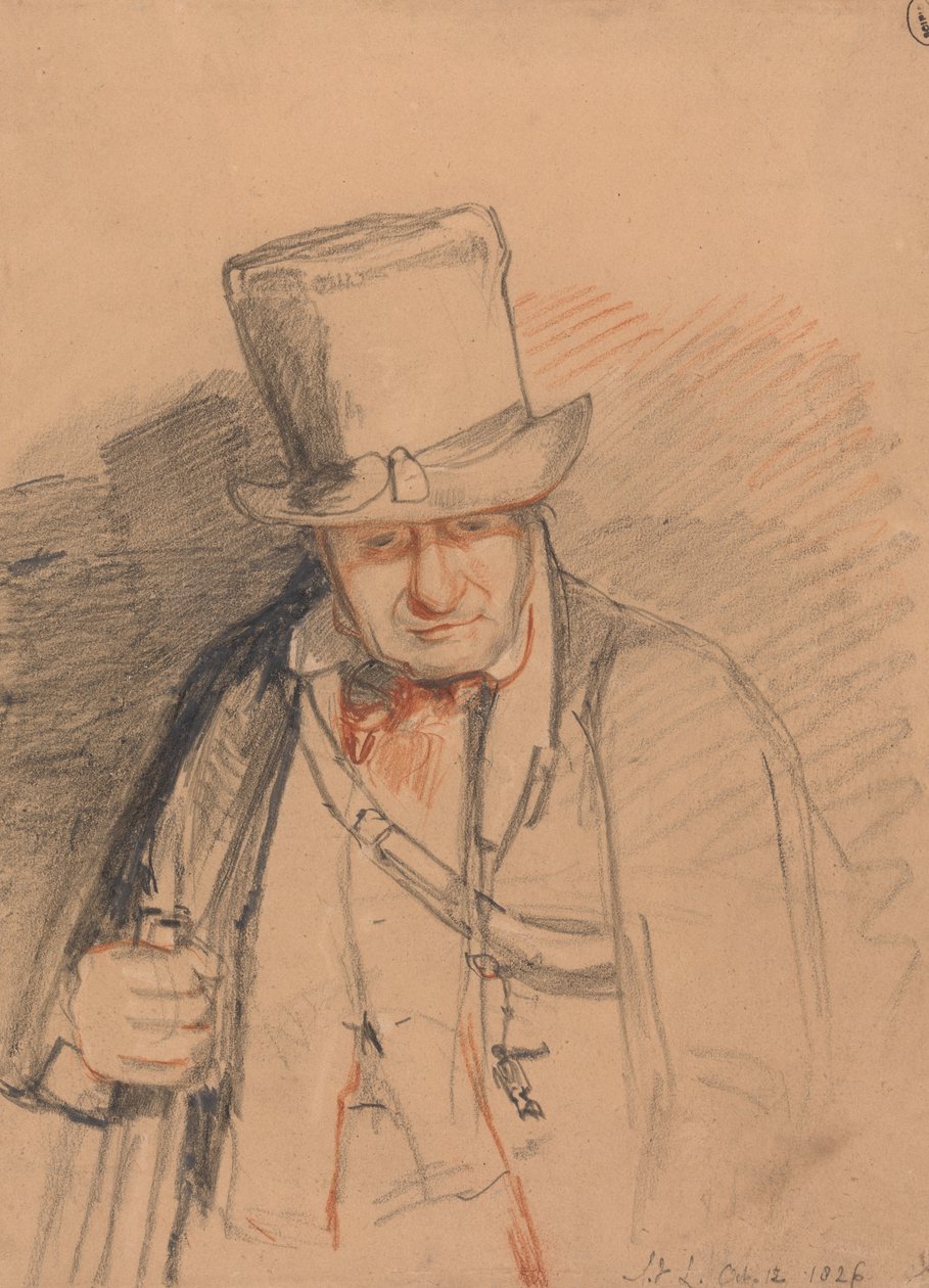 Un Guardián Principal, Castillo de Windsor, 1826 de John Frederick Lewis