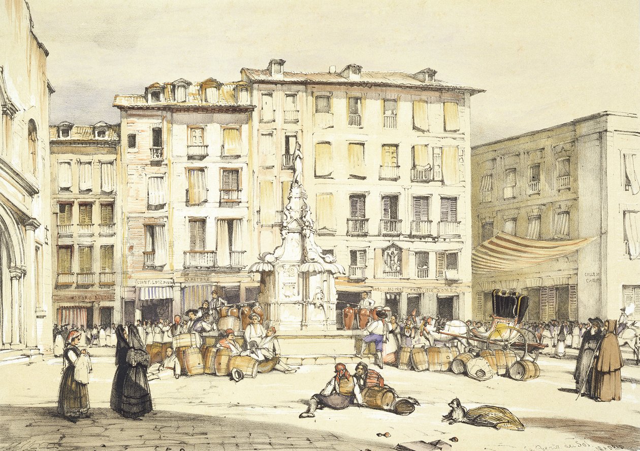 La Puerta del Sol, Madrid, de 