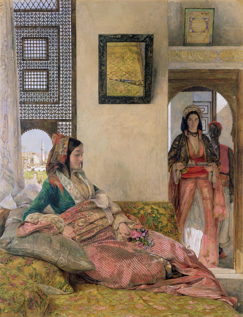 Vida en el harén, El Cairo de John Frederick Lewis