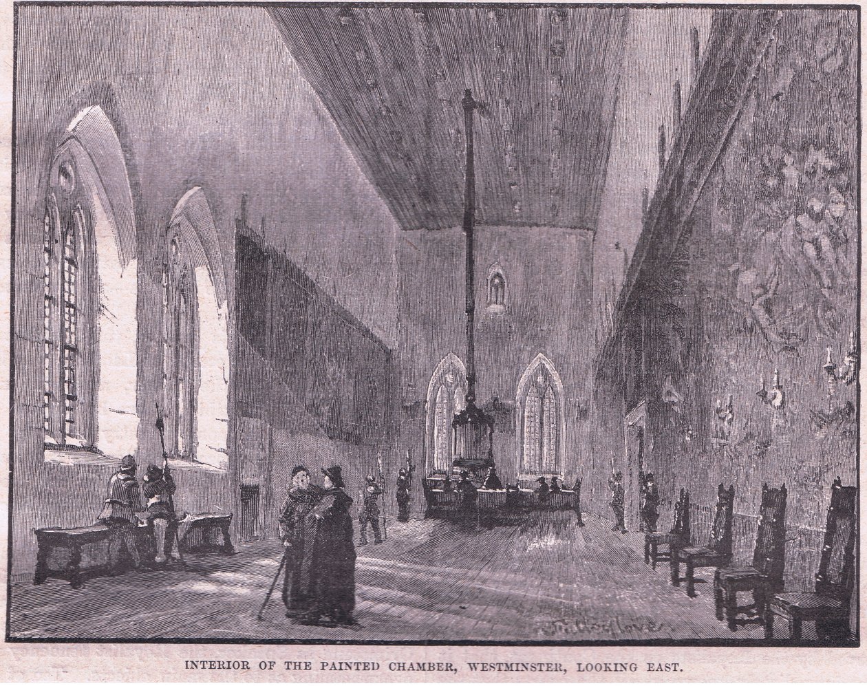 Interior de la cámara pintada, Westminster de John Fulleylove