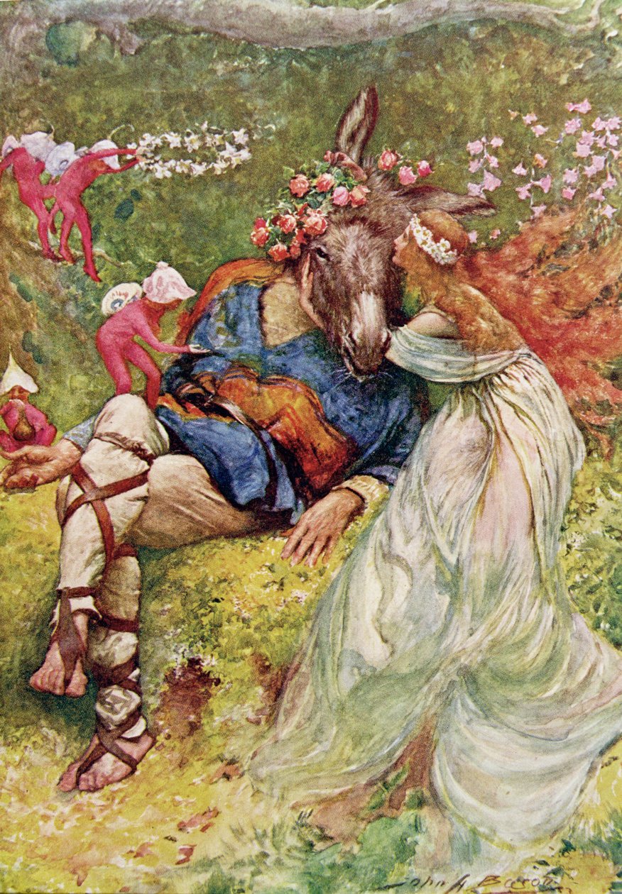 Titania y Bottom en El sueño de una noche de verano de 