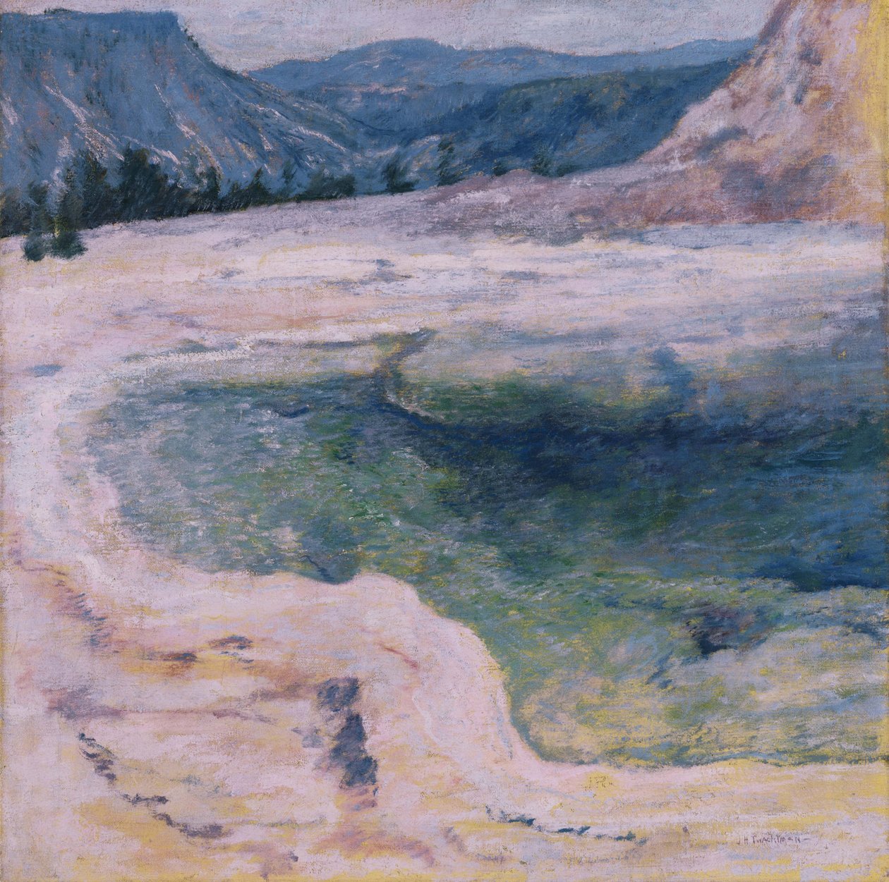 La Piscina Esmeralda de John Henry Twachtman