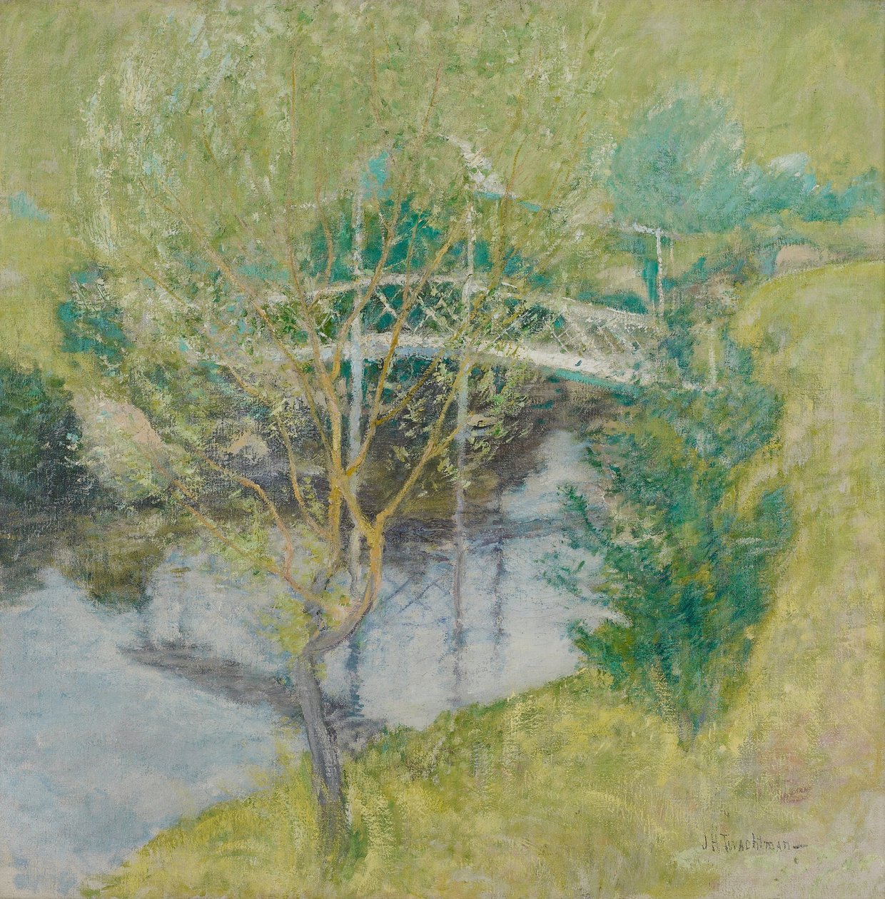El puente blanco de John Henry Twachtman