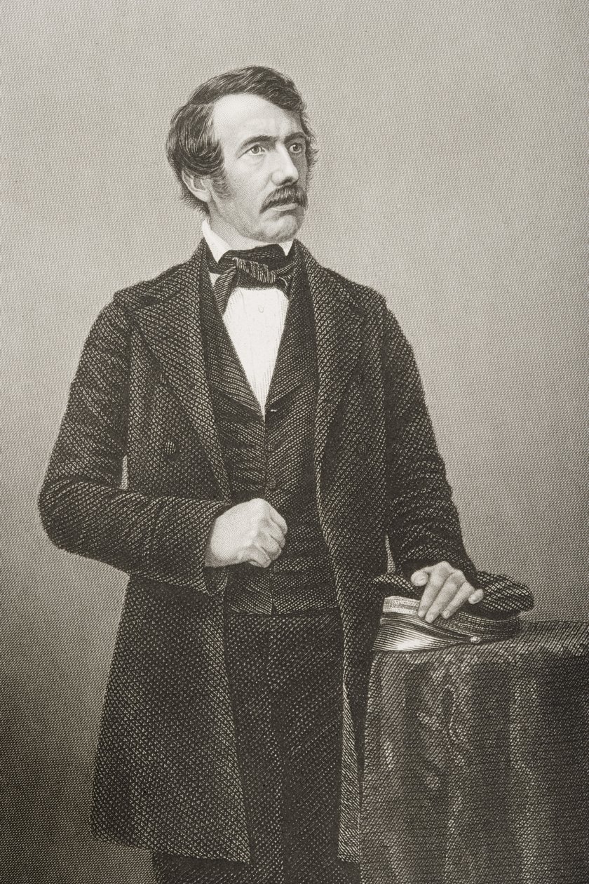 David Livingstone (1813-73) grabado por D.J. Pound a partir de una fotografía, de 