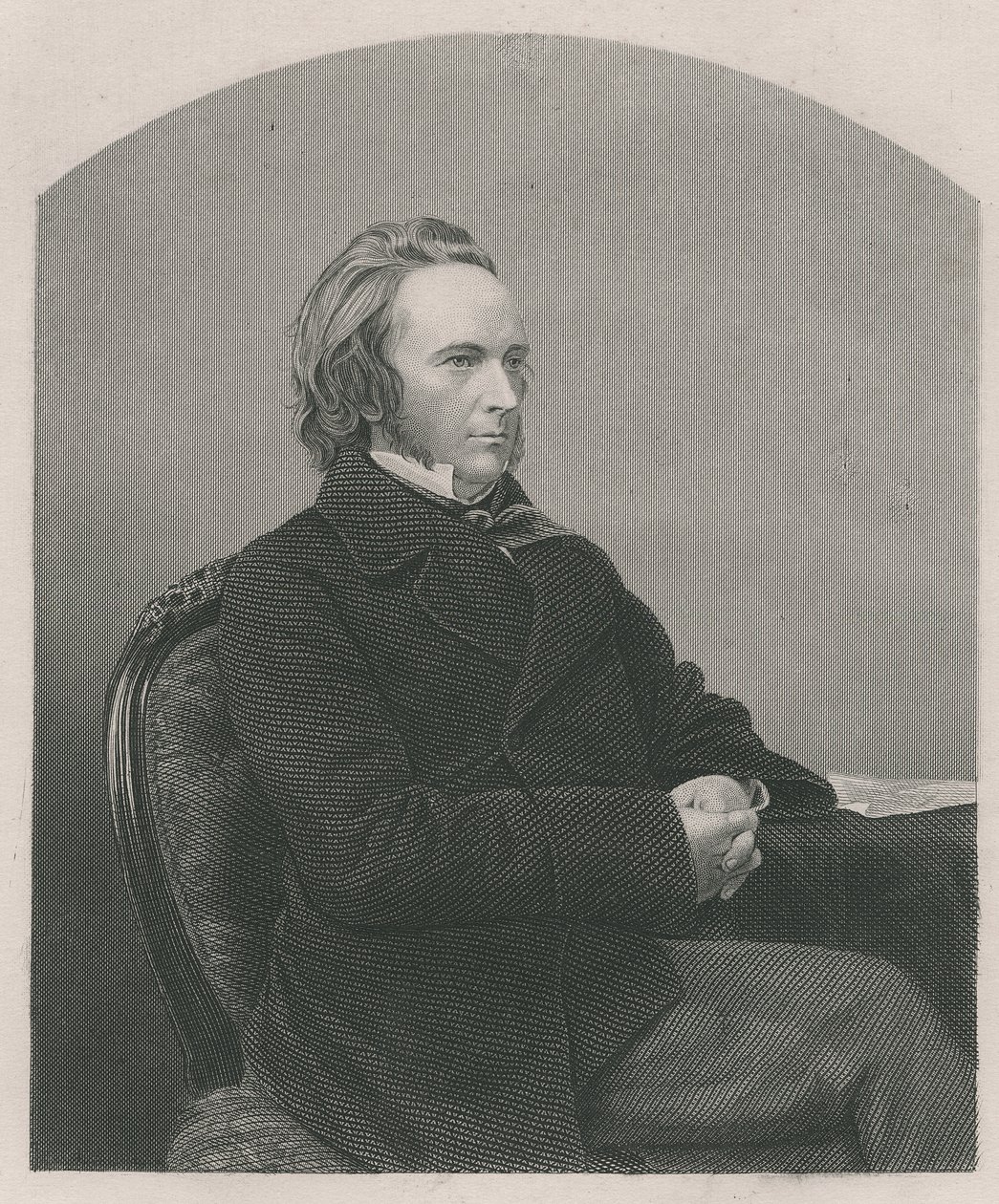 George John Douglas Campbell, 8º Duque de Argyll, grabado por D.J. Pound a partir de una fotografía, de 