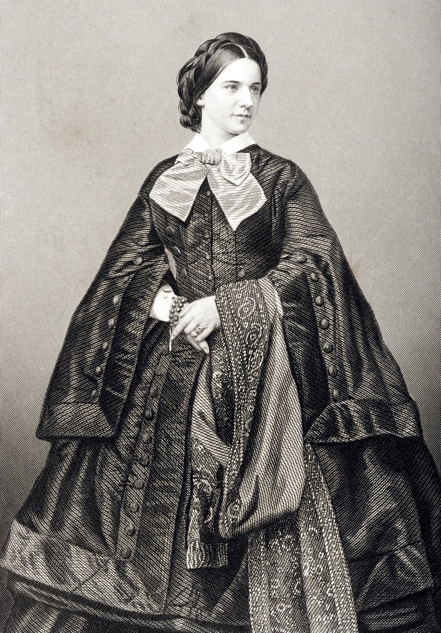 Mademoiselle Victoire Balfe (1837-71) grabado por D.J. Pound a partir de una fotografía, de 