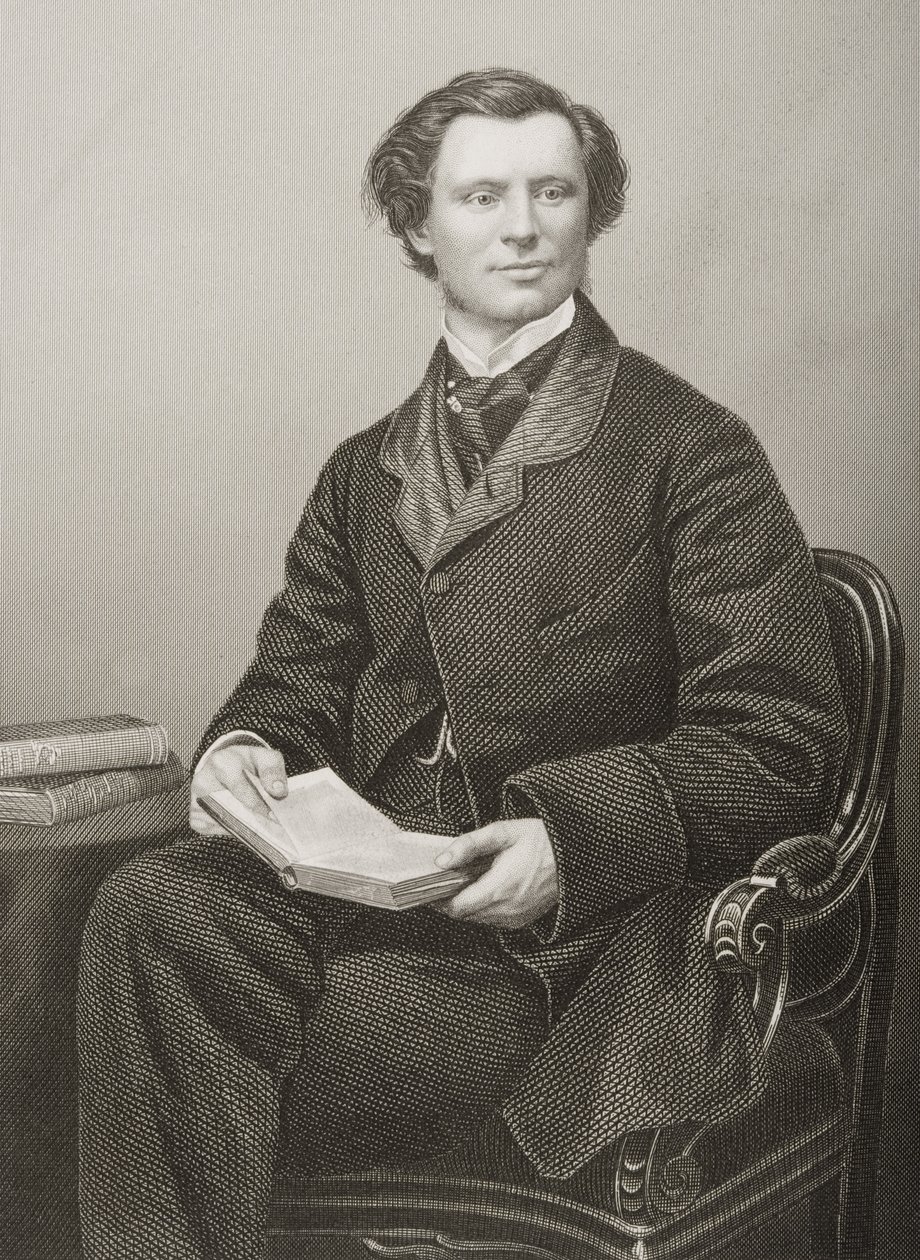 William Coutts Keppel (1832-94) Vizconde Bury, grabado por D.J. Pound de una fotografía, de 