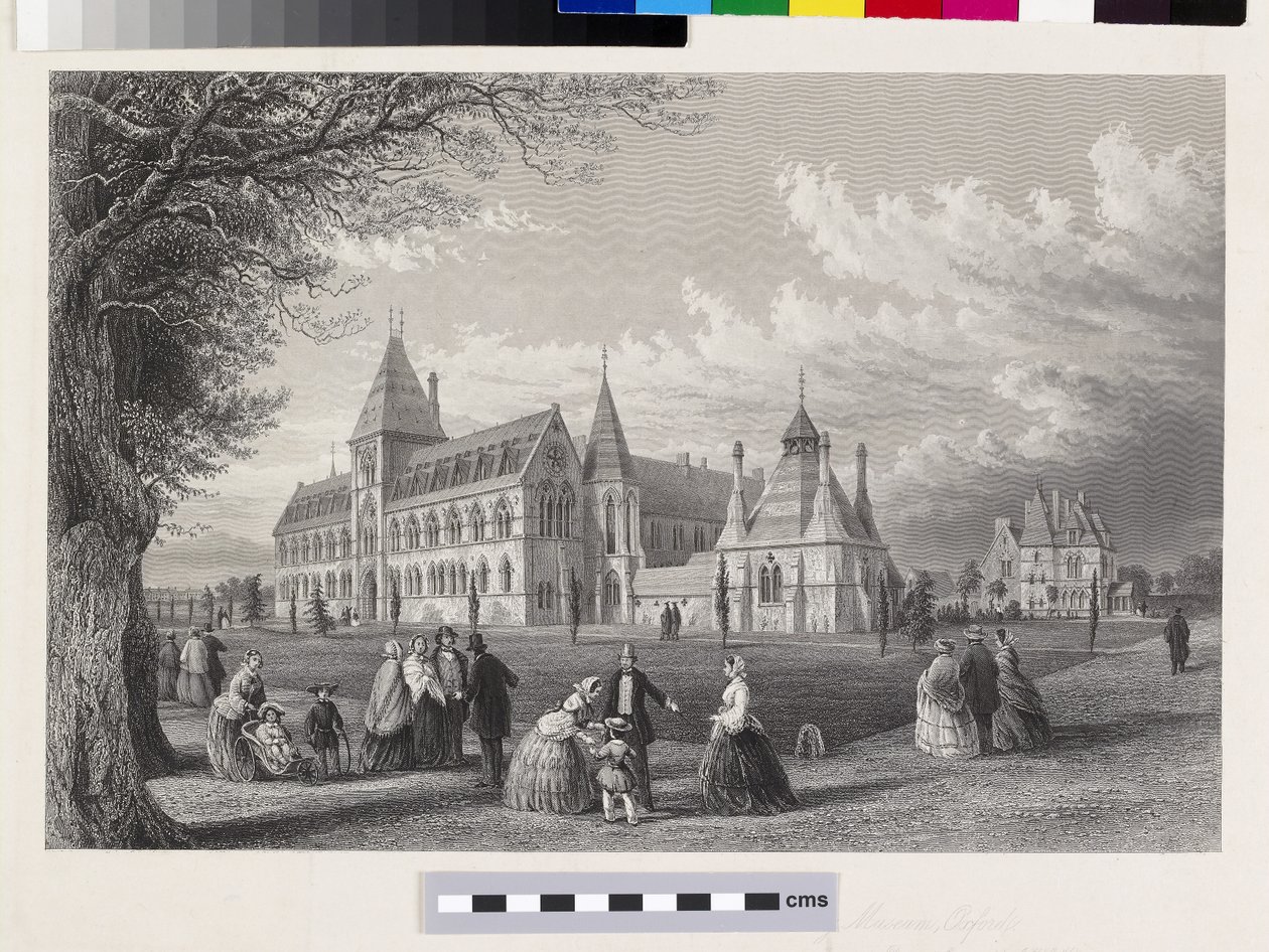 El Museo Universitario: Almanaque de Oxford para 1860, 1860 de John Le Keux