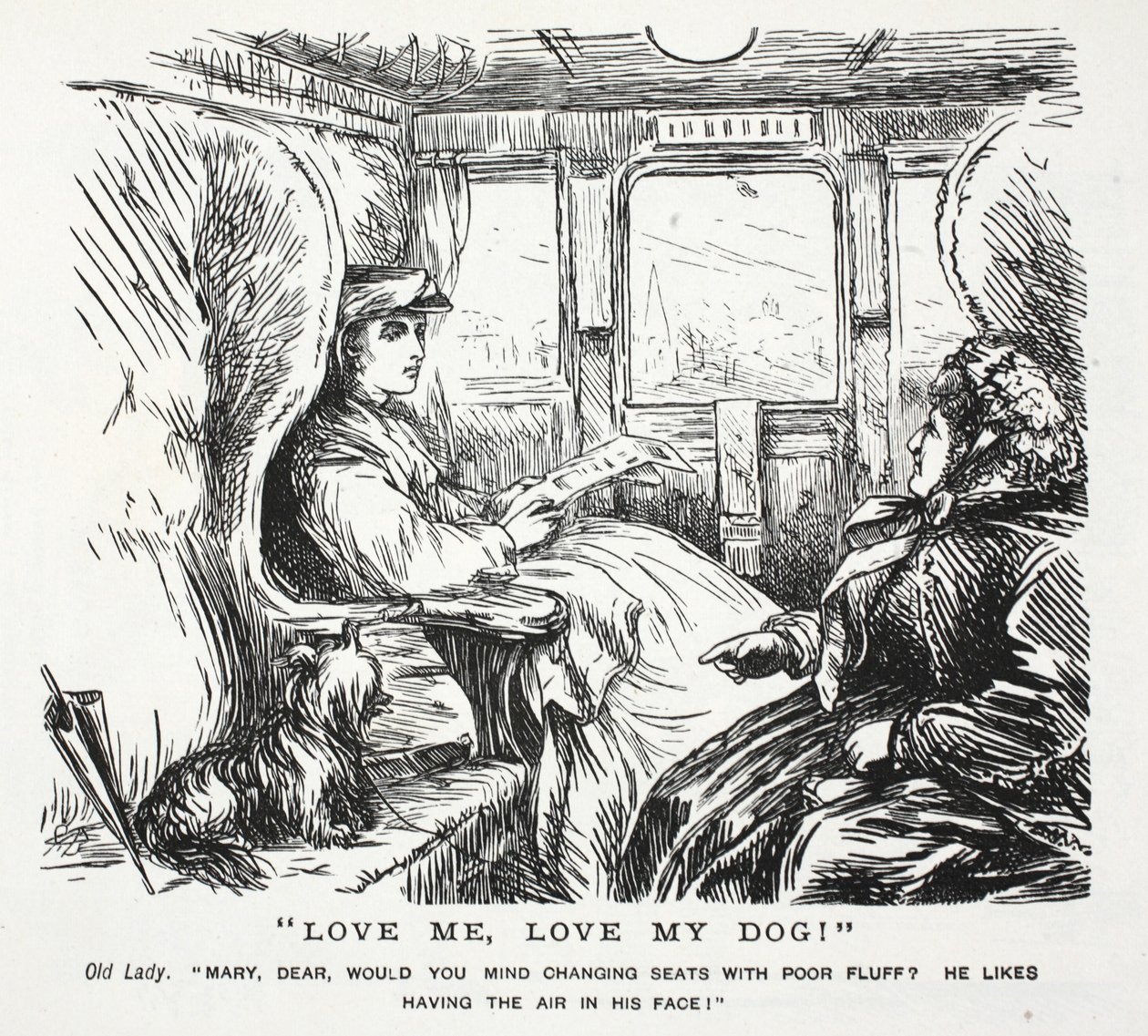 ¡Ámame, ama a mi perro! de John Leech