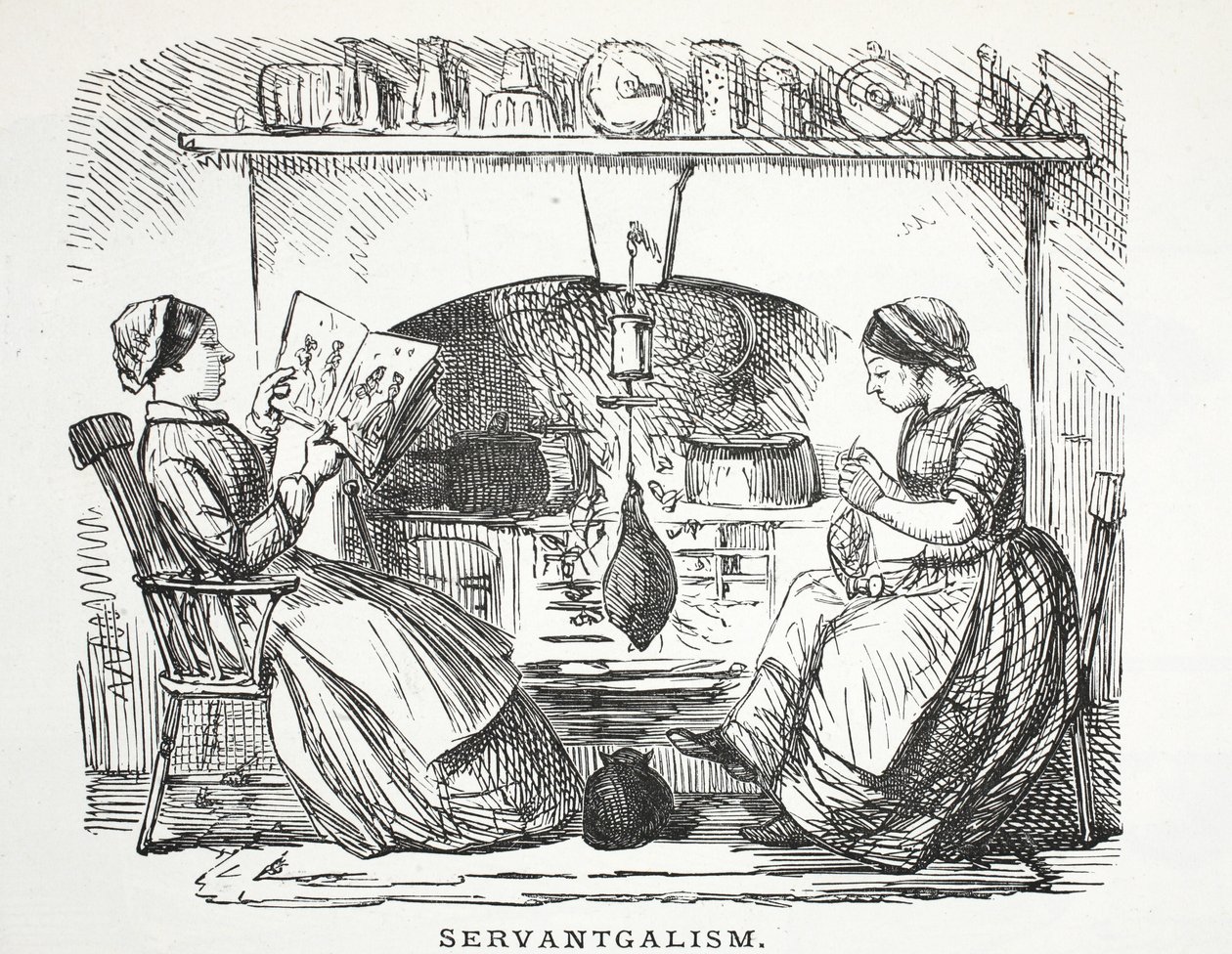 Servantgalism, 1853 de John Leech