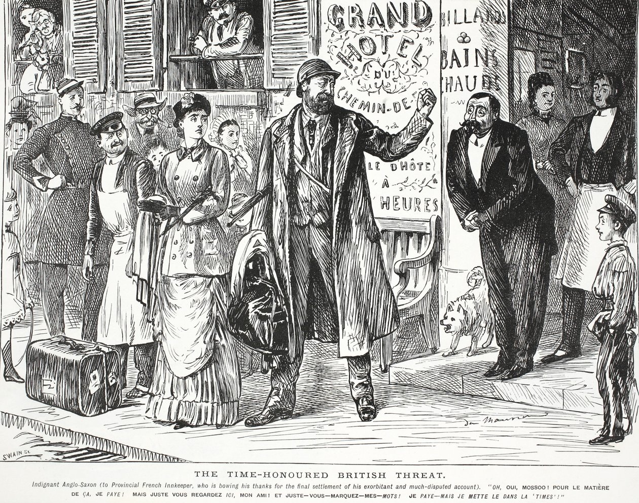 La amenaza británica honrada por el tiempo de John Leech