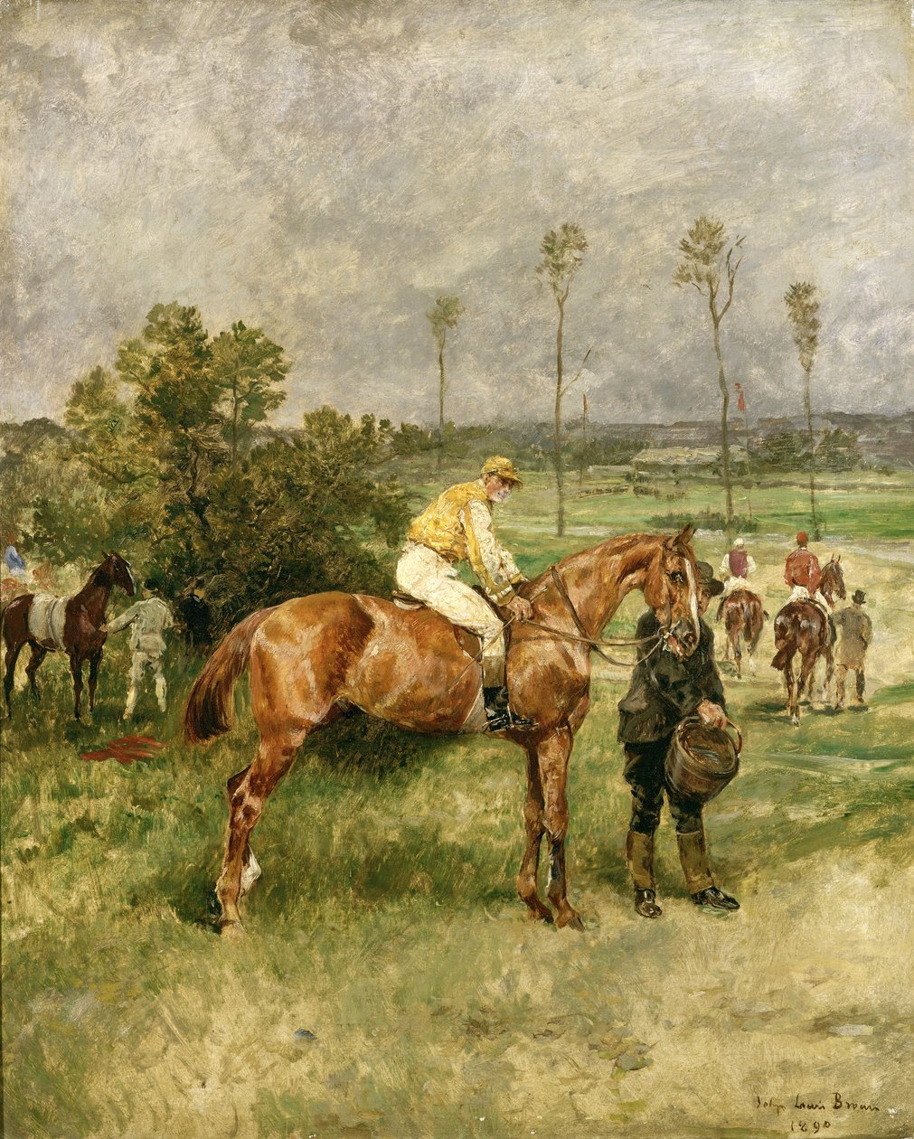 Antes del Comienzo, 1890 de John Lewis Brown