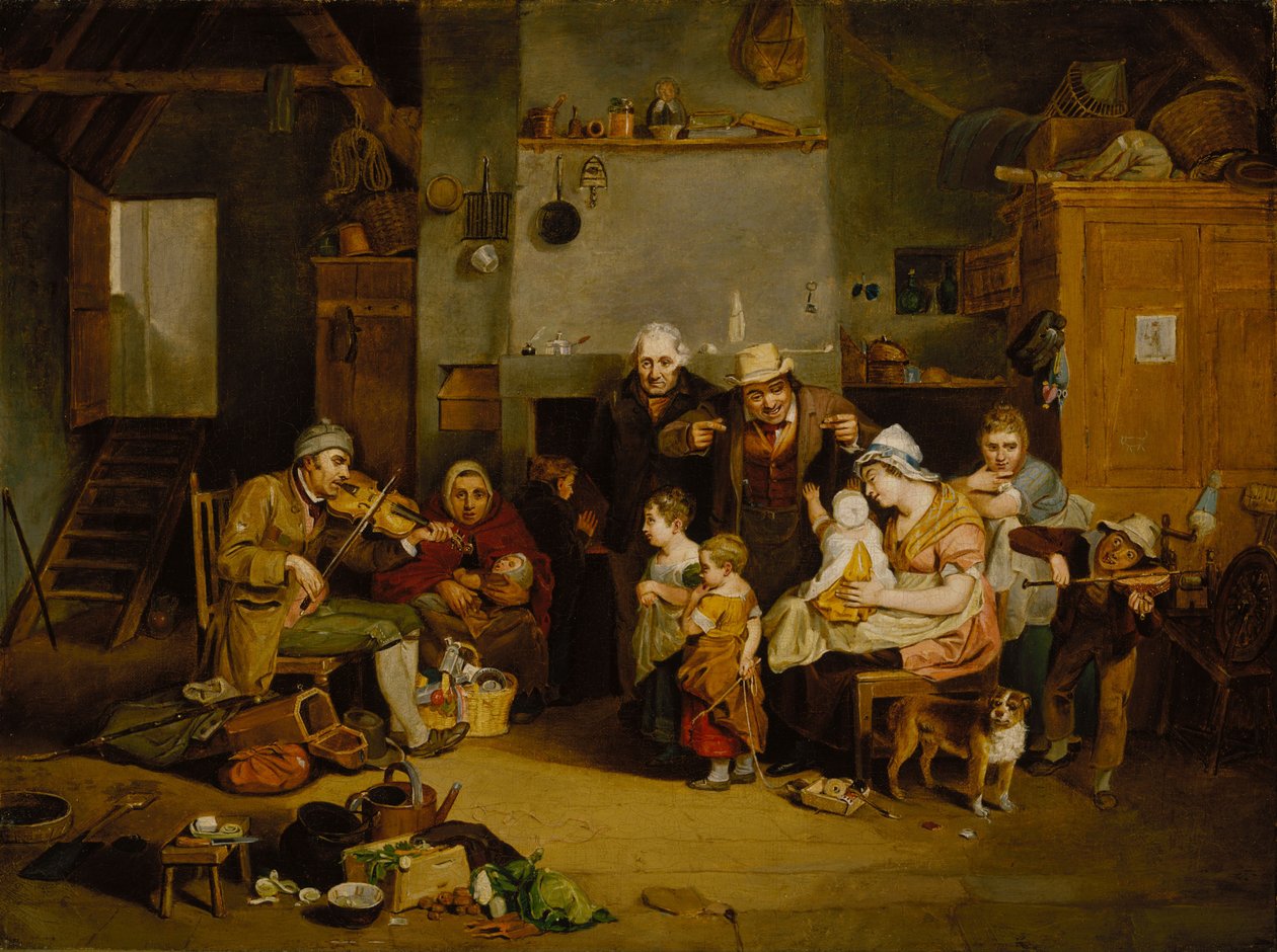 Violinista Ciego de John Lewis Krimmel