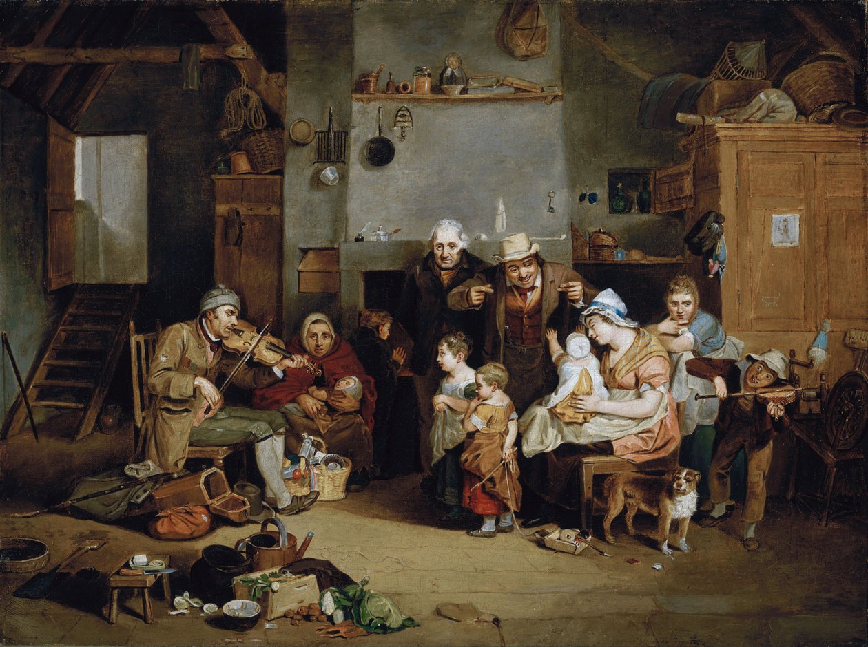 Violinista ciego de John Lewis Krimmel