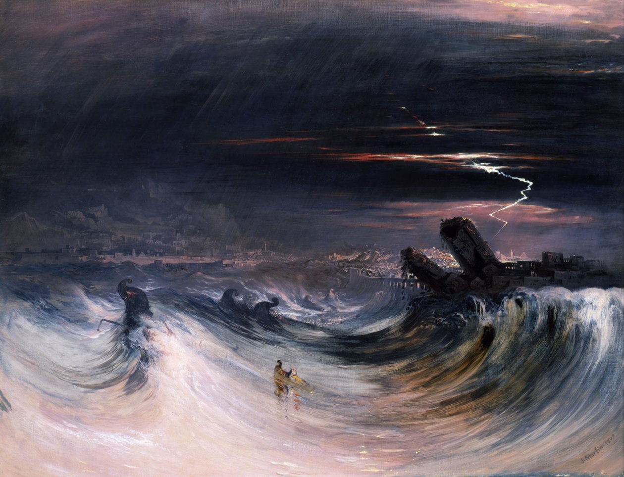 Destrucción de Tiro de John Martin