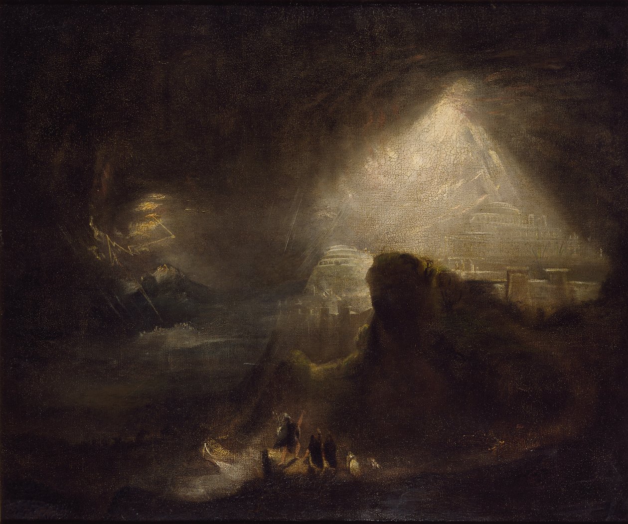 Josué Ordenando al Sol Detenerse, siglo XIX de John Martin