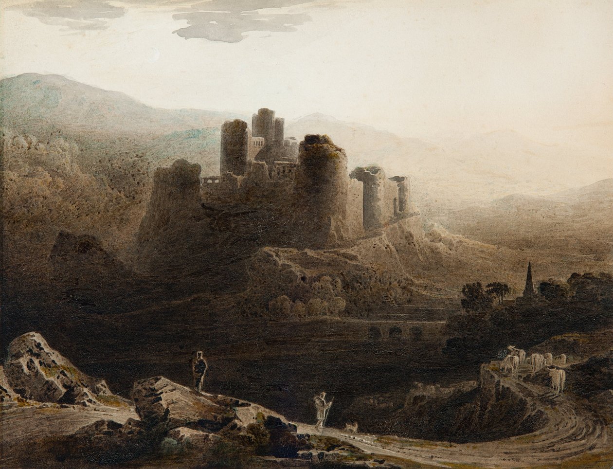 Luz de luna de John Martin