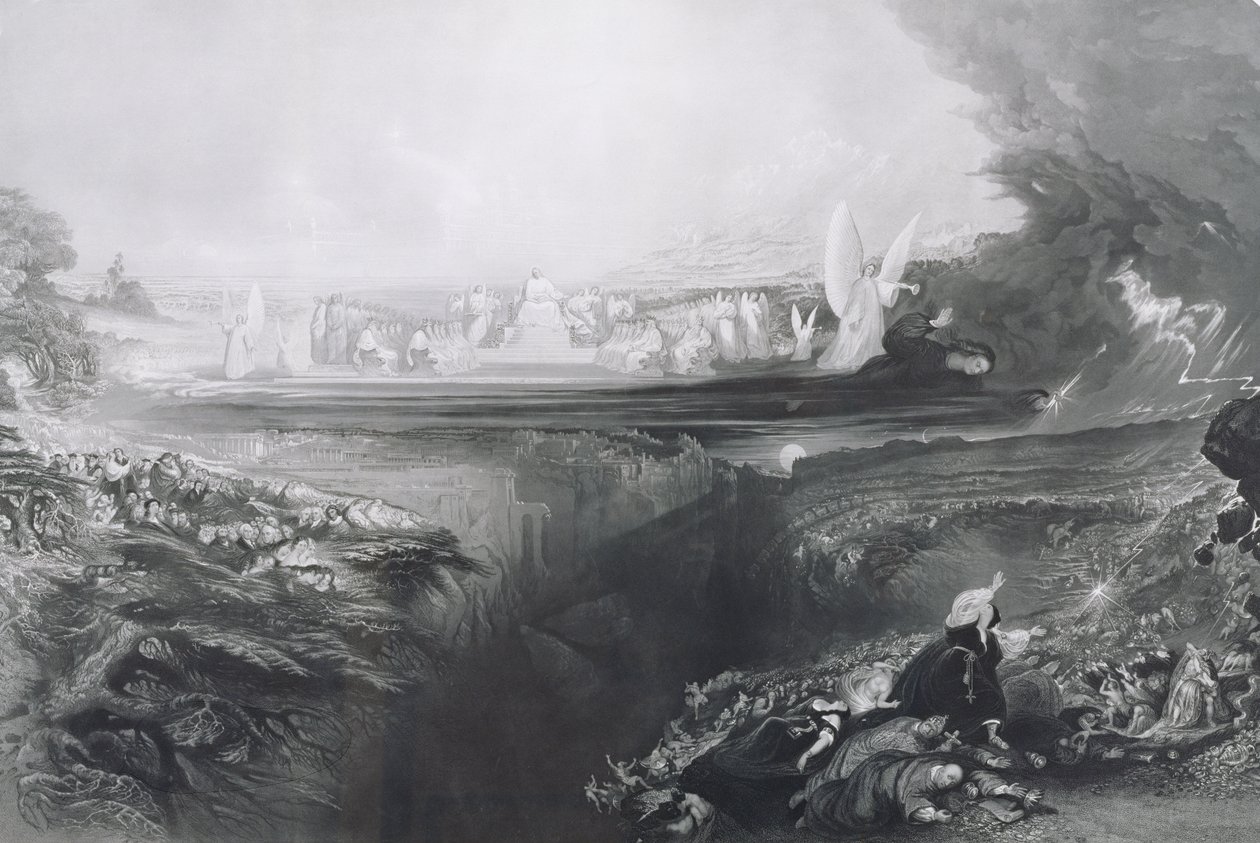 El Juicio Final, grabado por Charles Mottram (1807-76) publicado por Thomas McLean, 1856 de John Martin