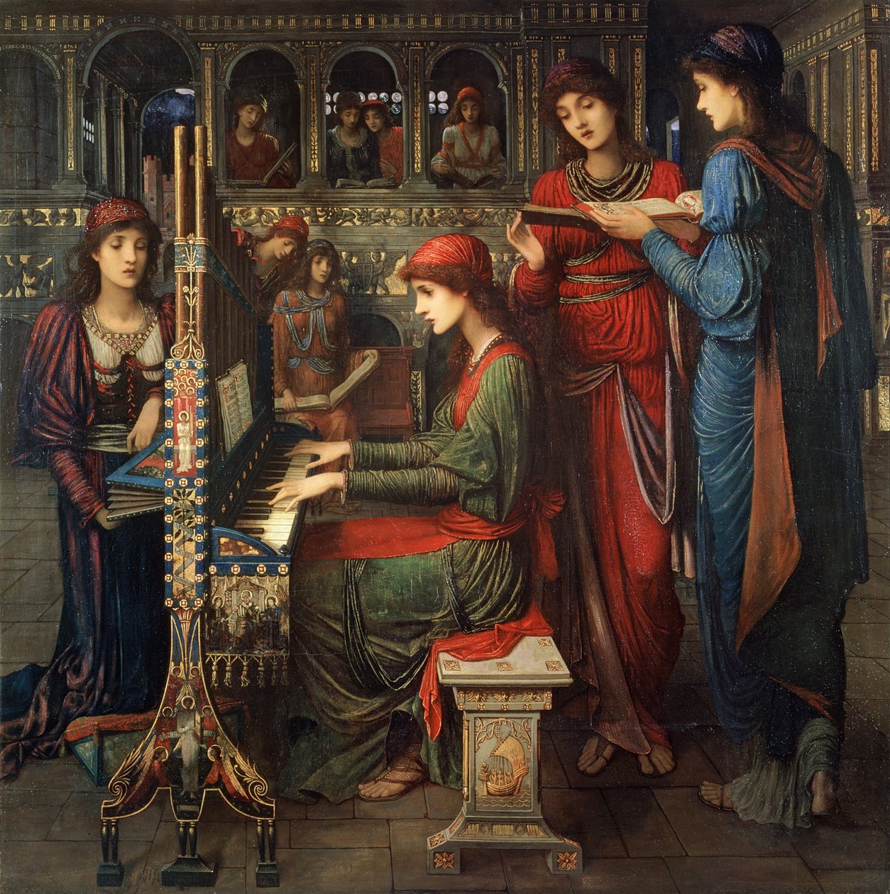 Santa Cecilia, 1897 de John Melhuish Strudwick