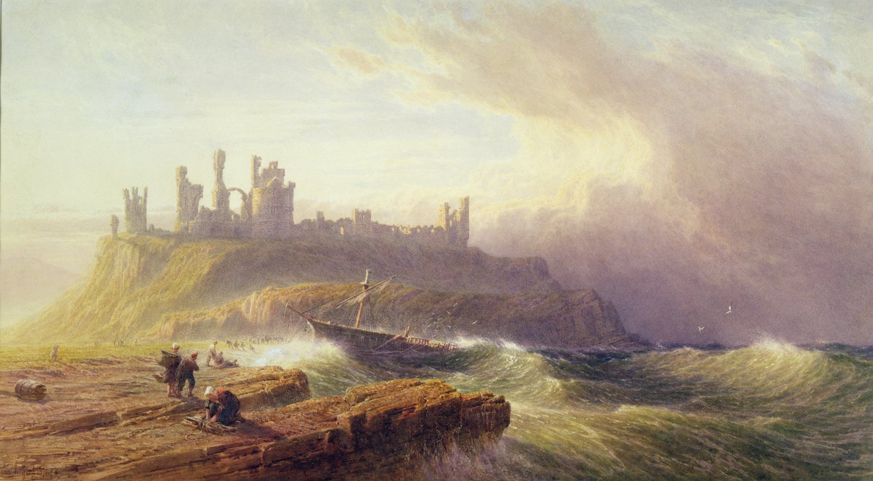 Castillo de Dunstanburgh, Northumberland de John Mogford