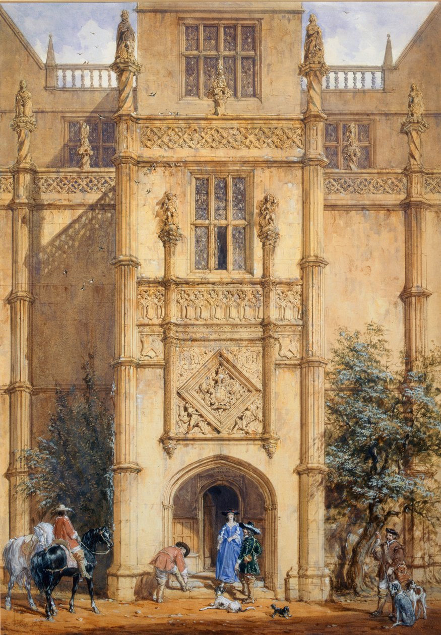 Porche en Montacute, 1842 de John Nash