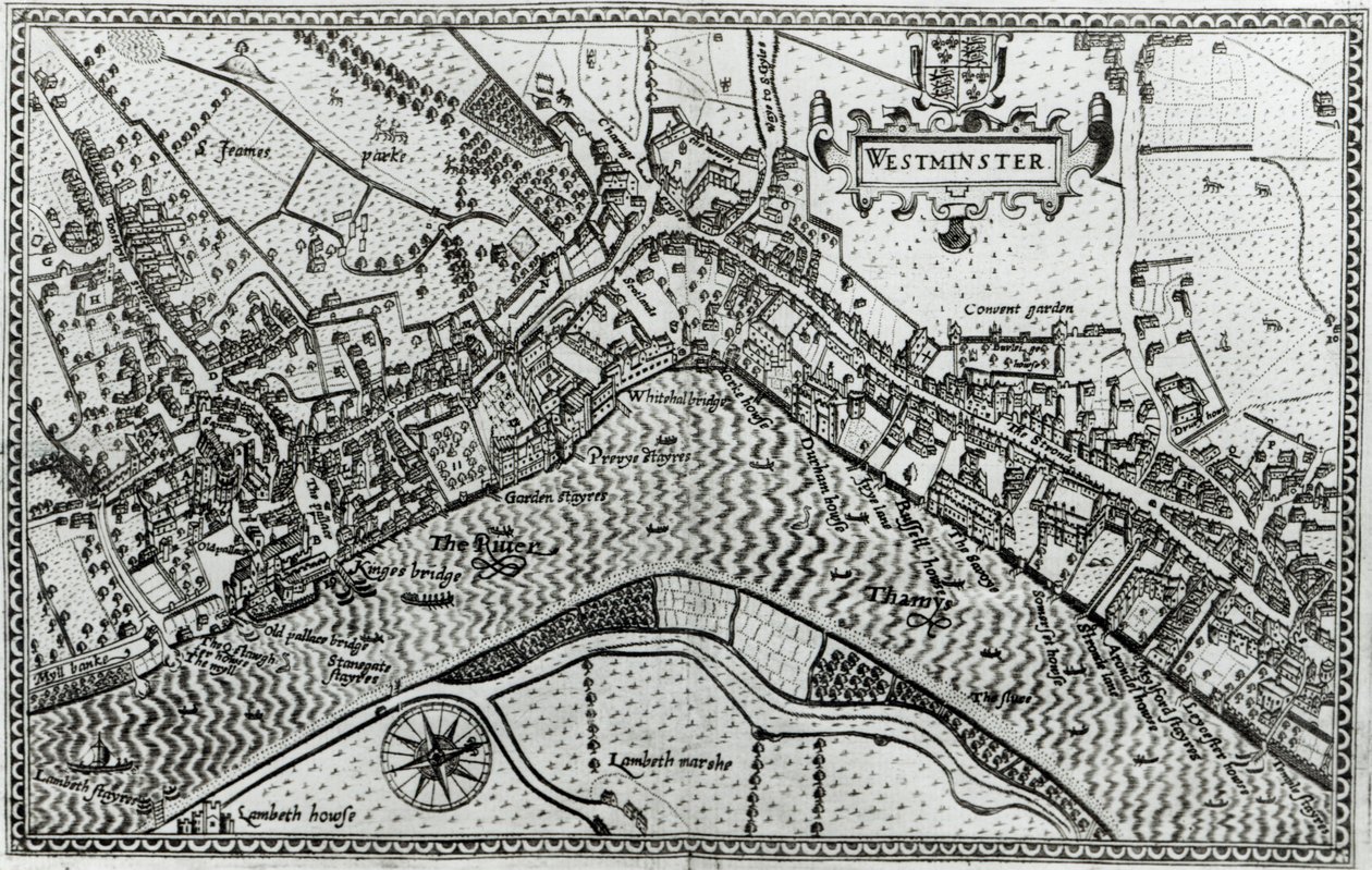 Mapa de Westminster de 