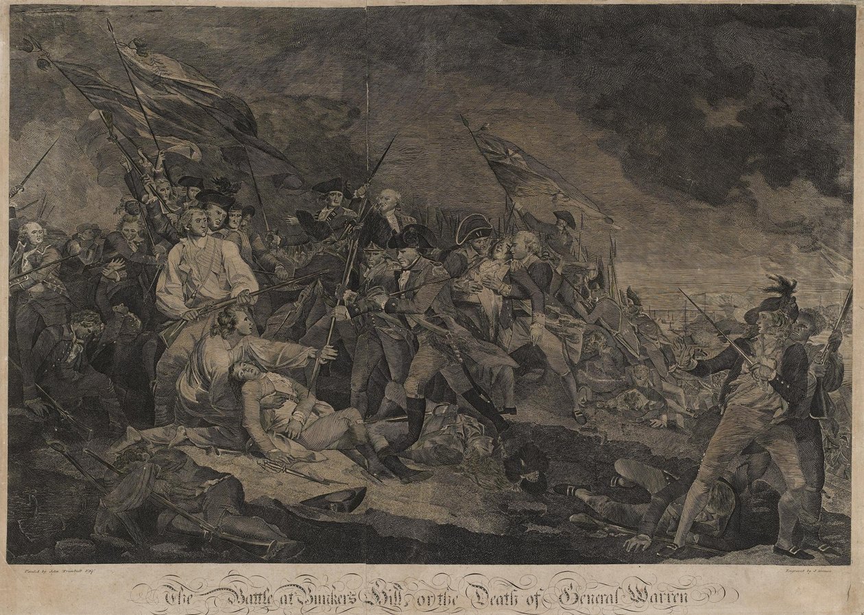 La batalla de Bunkers Hill, o La muerte del General Warren de John Norman