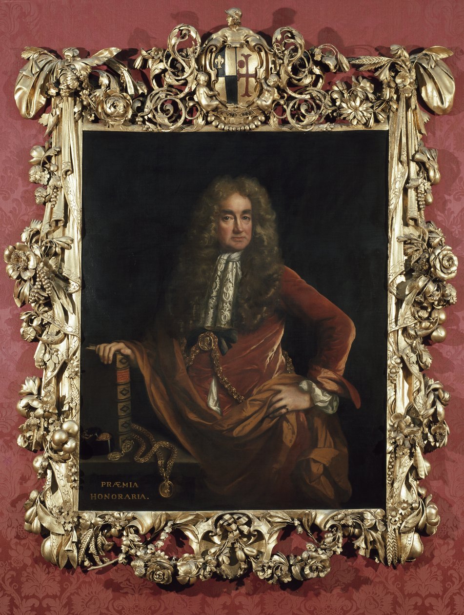 Retrato de Elias Ashmole de John Riley