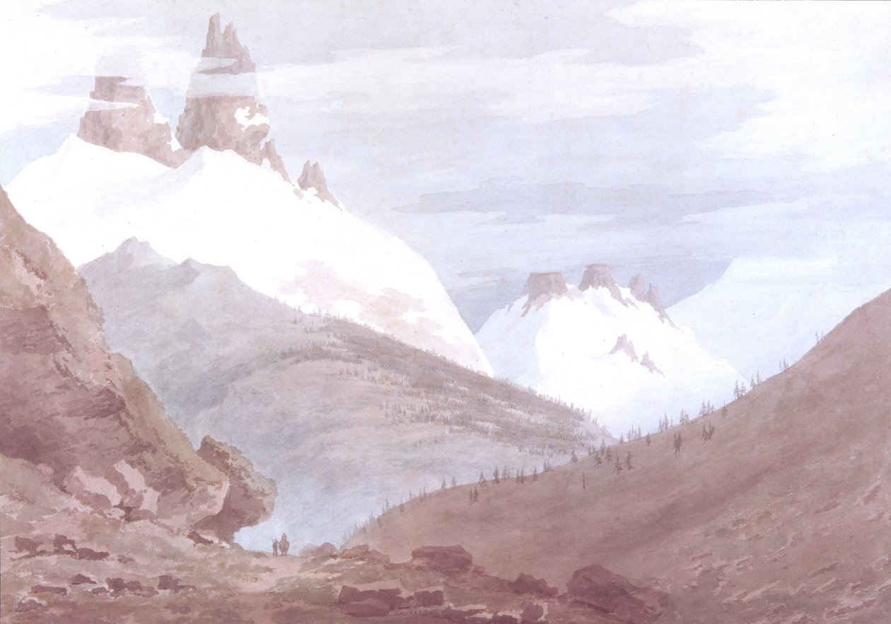 Chamonix y Martigny de John Robert Cozens