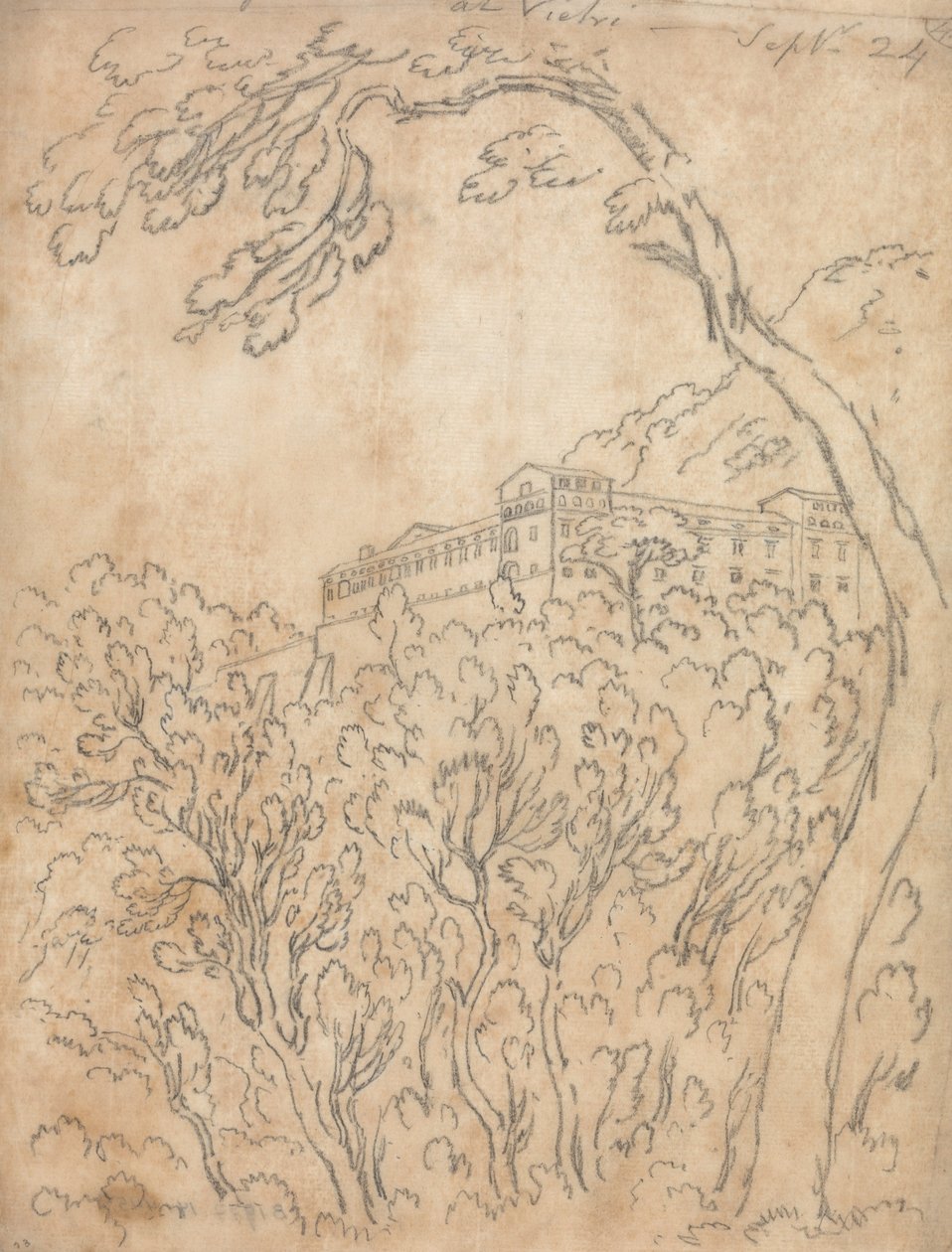 Convento en Vietri de John Robert Cozens