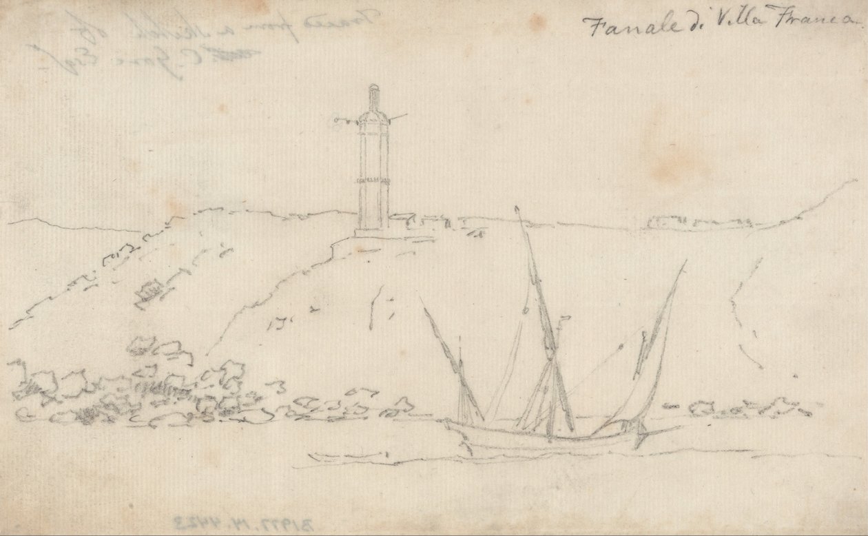 Fanale di villa Franca de John Robert Cozens