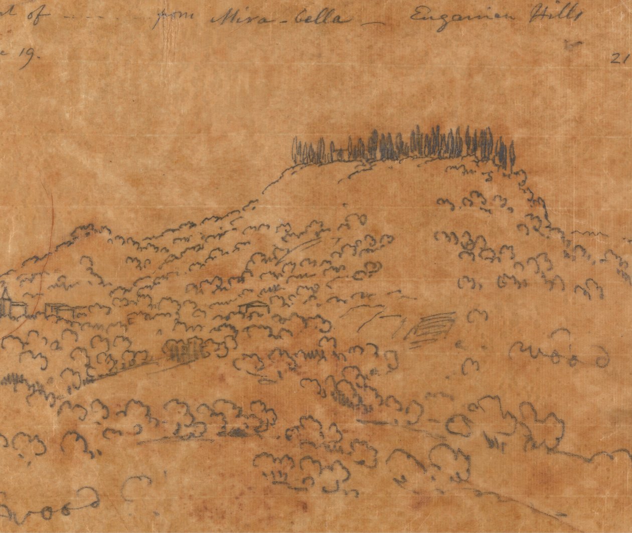 Desde Mirabella, colinas Euganeas, 19 de junio de John Robert Cozens