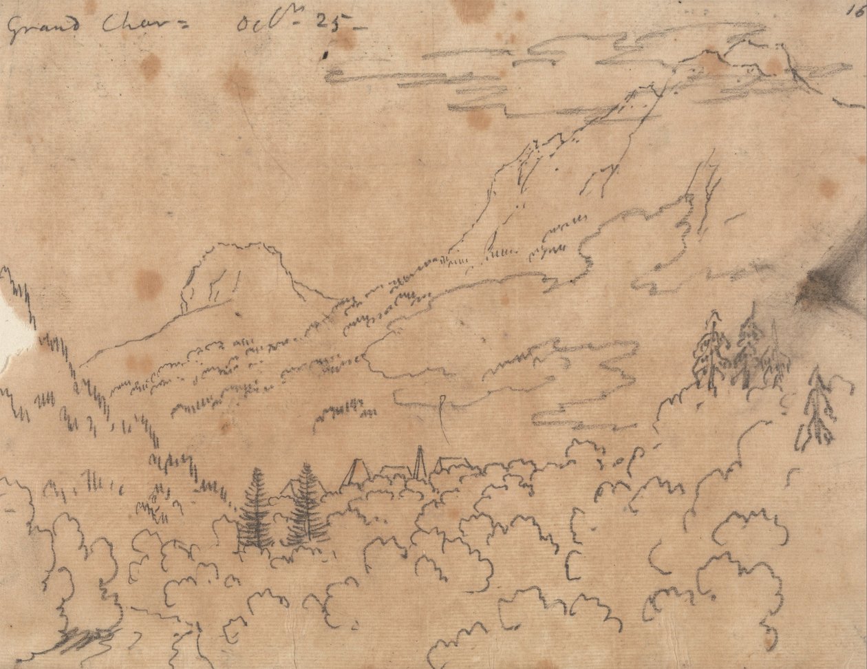 Gran Cartuja, 25 de octubre de John Robert Cozens