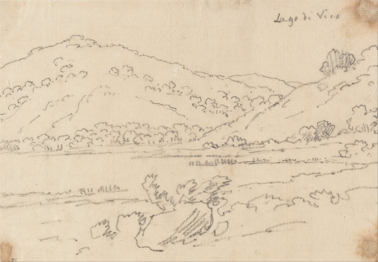 Lago di Vico de John Robert Cozens