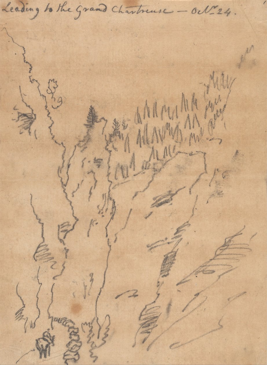 Camino a la Gran Cartuja, 24 de octubre de John Robert Cozens
