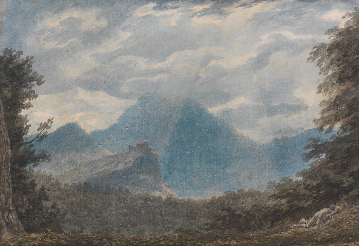 Monte della Madonna, cerca de Argua de John Robert Cozens
