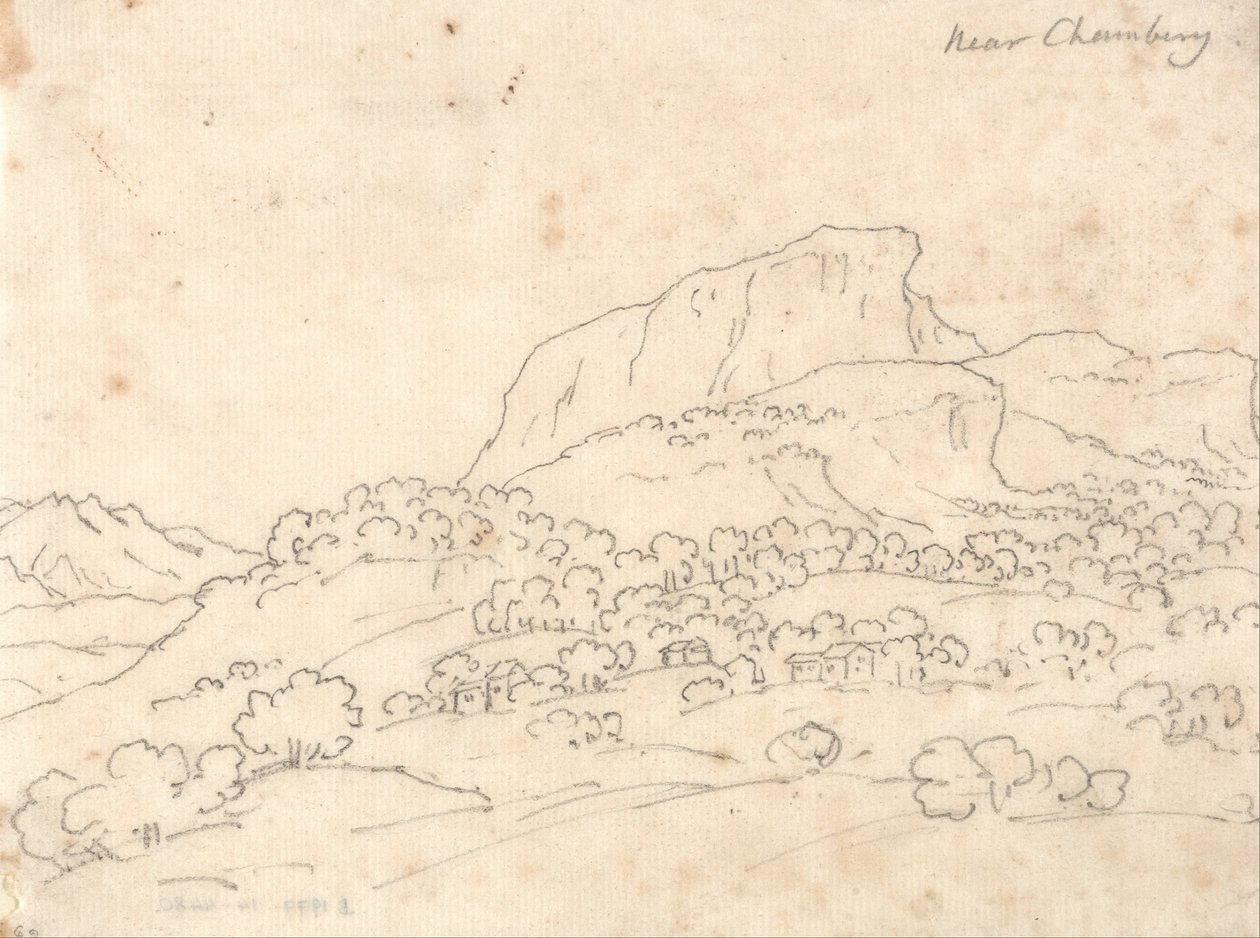Cerca de Chamberg de John Robert Cozens