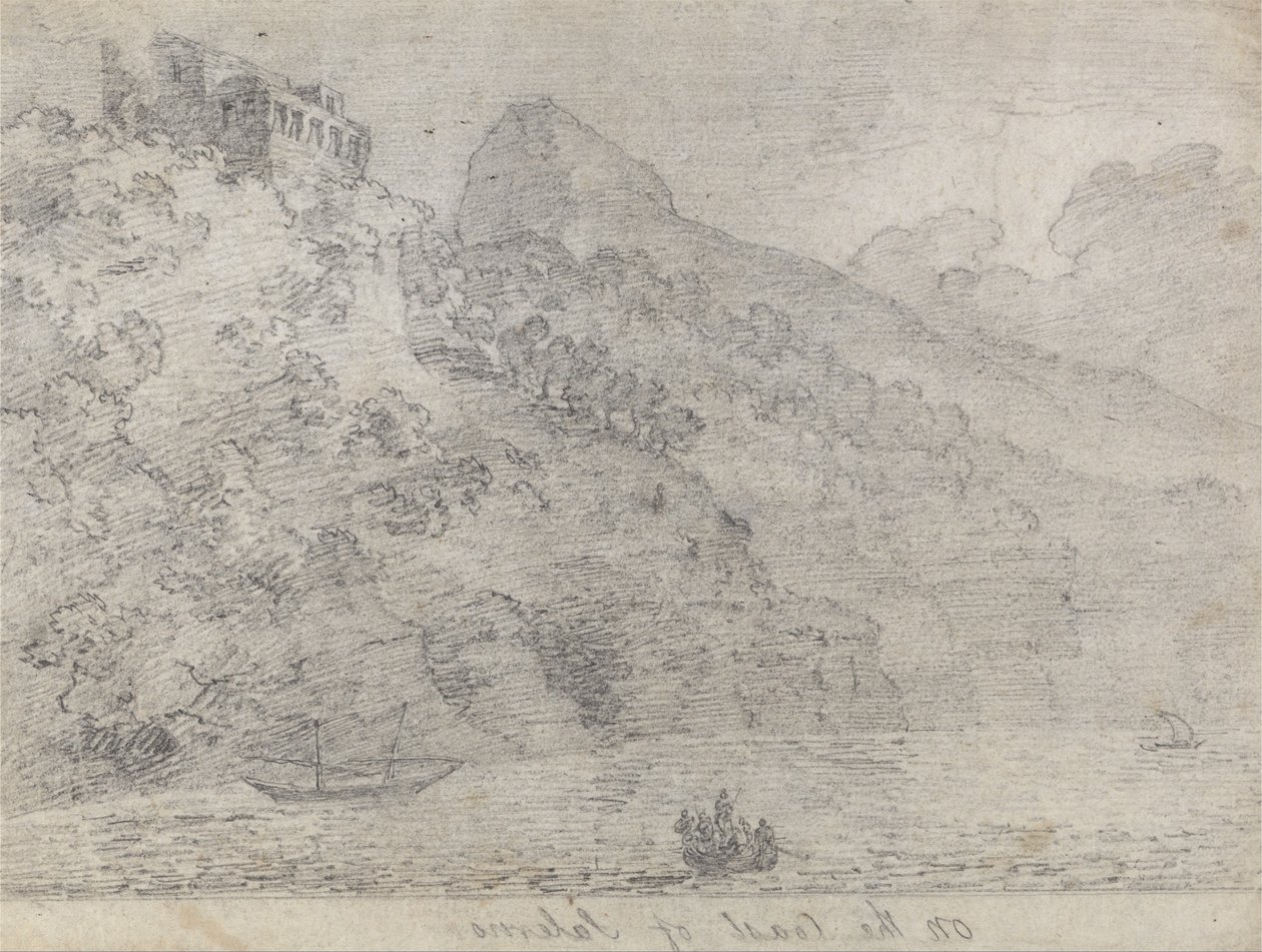 En la costa de Salerno de John Robert Cozens