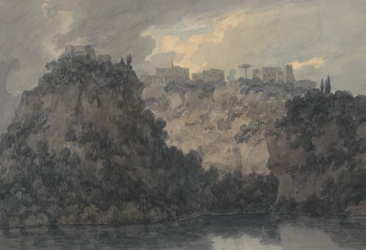 En el lago de Nemi de John Robert Cozens