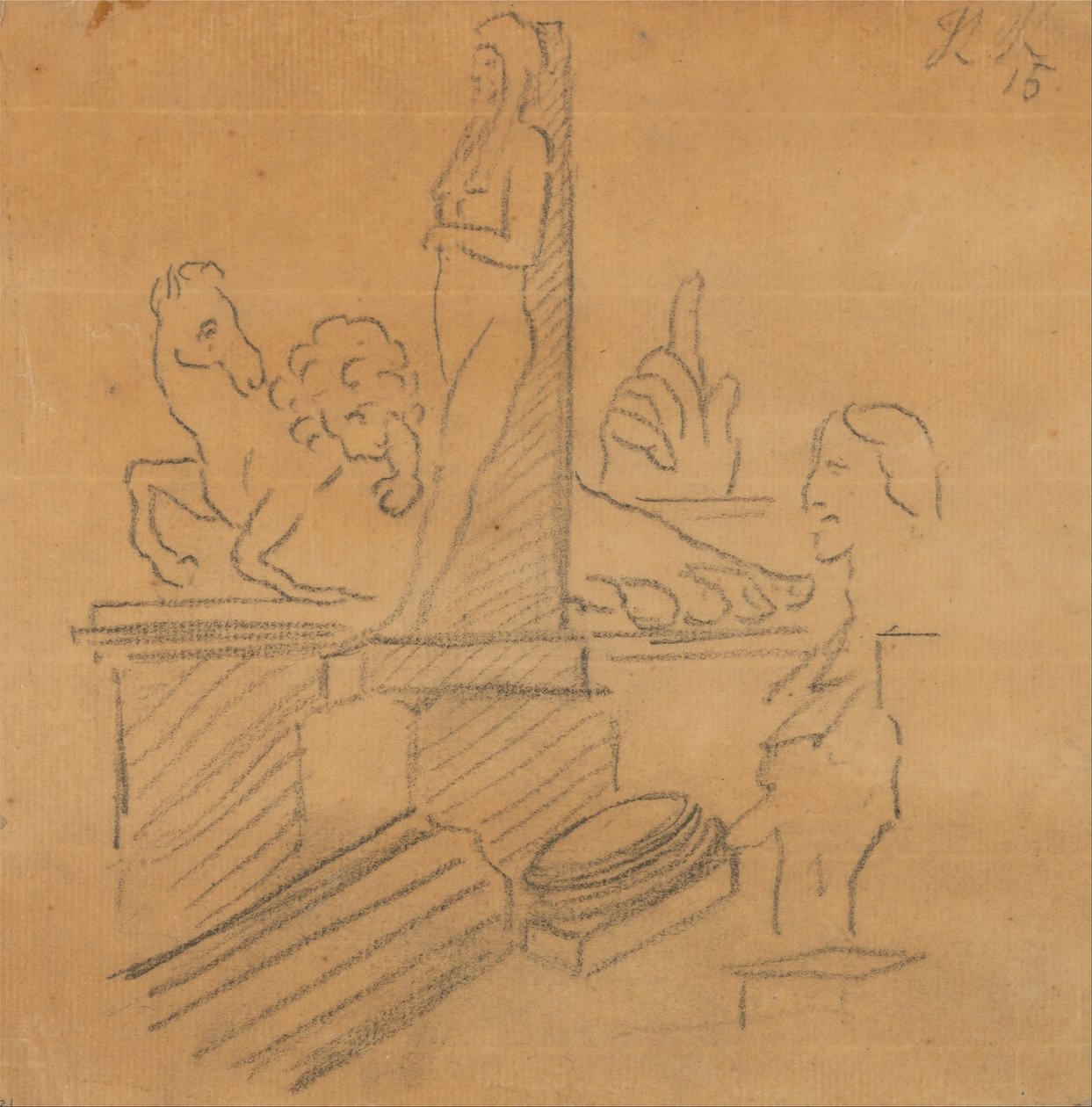 Estatuas y ruinas de John Robert Cozens